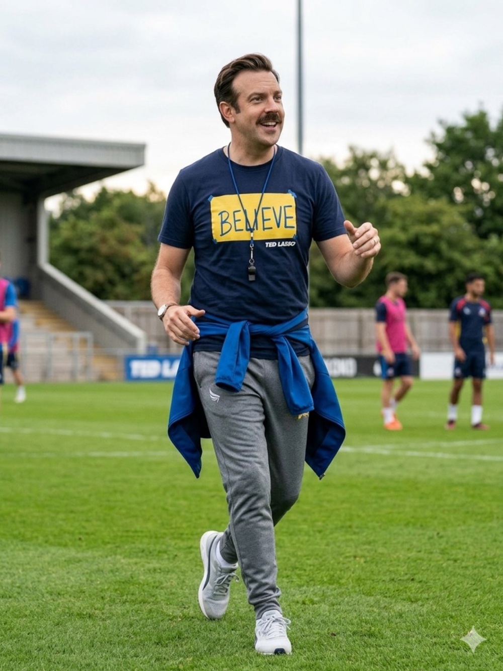 Ted Lasso t-shirt Blue & Yellow Medium